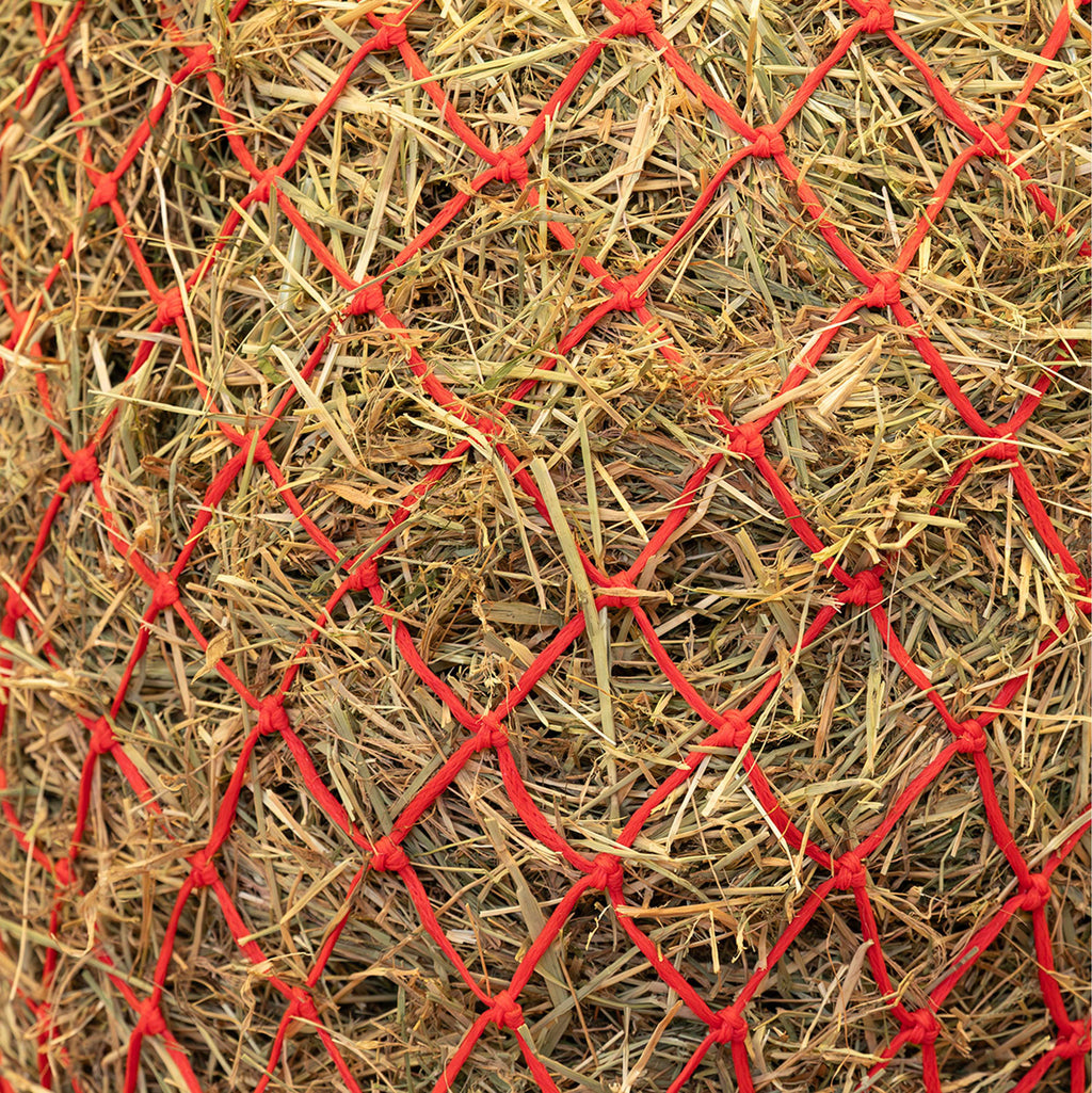 Agradi Horse Filet à Foin Fine Maille 5x5cm Rouge