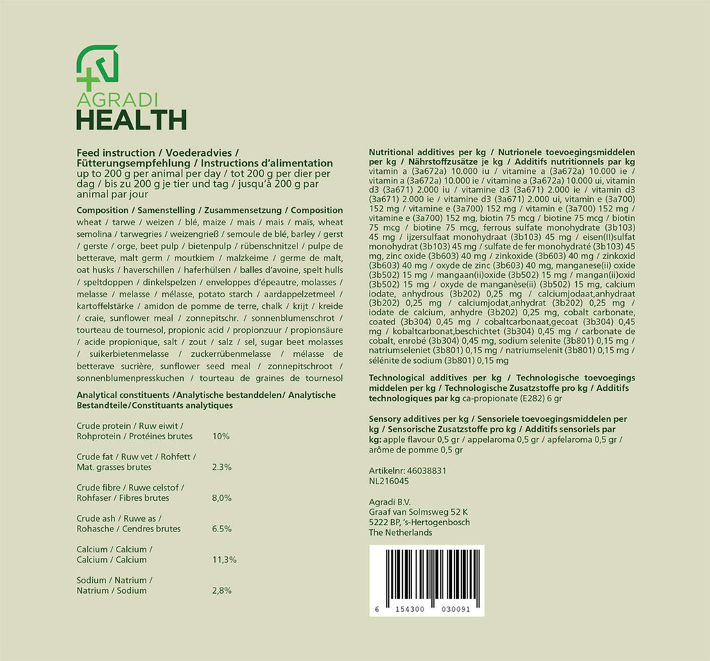 Agradi Health Croquette de Récompense Pomme
