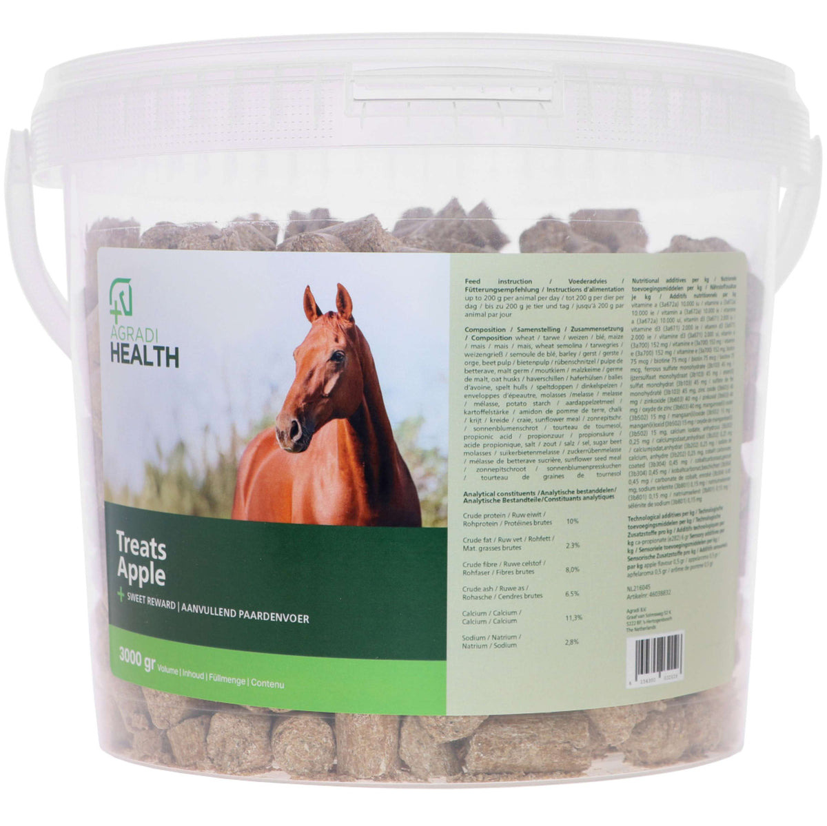 Agradi Horse Croquette de Récompense Pomme