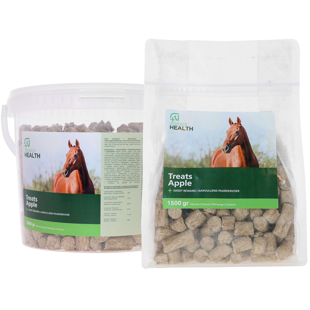 Agradi Horse Croquette de Récompense Pomme