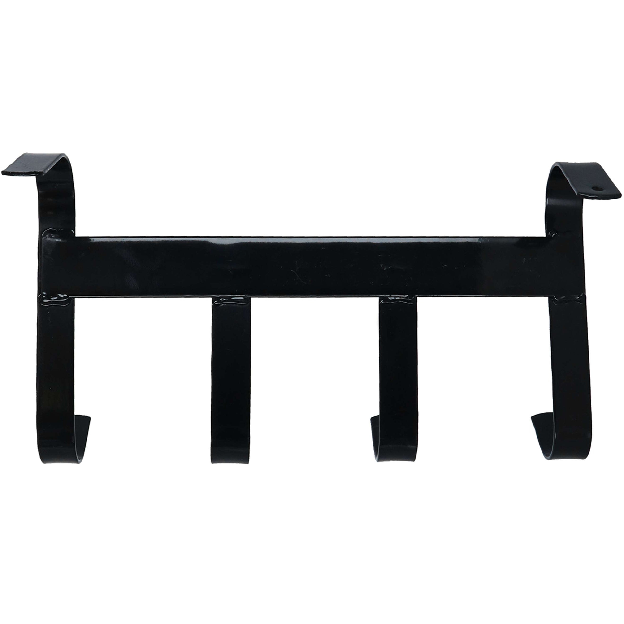 Agradi Horse Porte-Bride avec 4 Crochets Noir Agradi Horse Porte-Bride avec 4 Crochets Noir