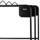 Agradi Horse Râtelier pour Couverture pour 3 Couvertures Metal XH Noir