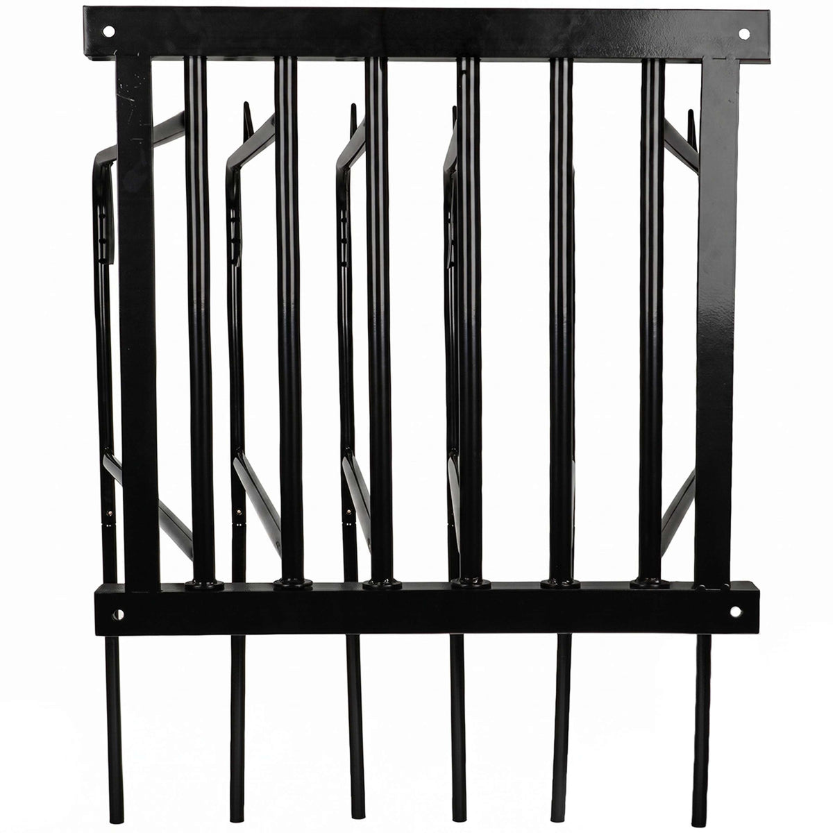Agradi Horse Râtelier pour Couverture pour 6 Couvertures Metal S Noir