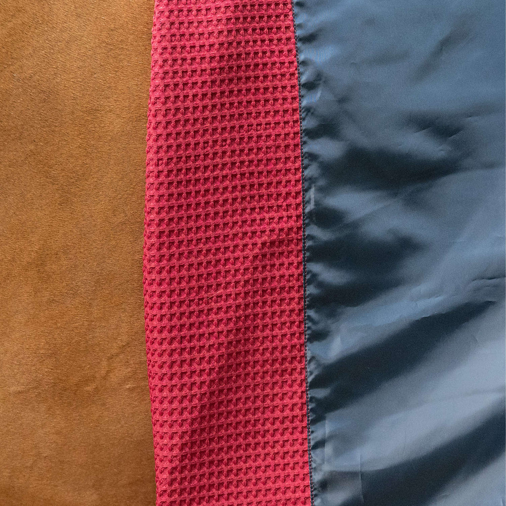 Velder Horsewear Premium Waffle Cooler Rug Mûre Rouge