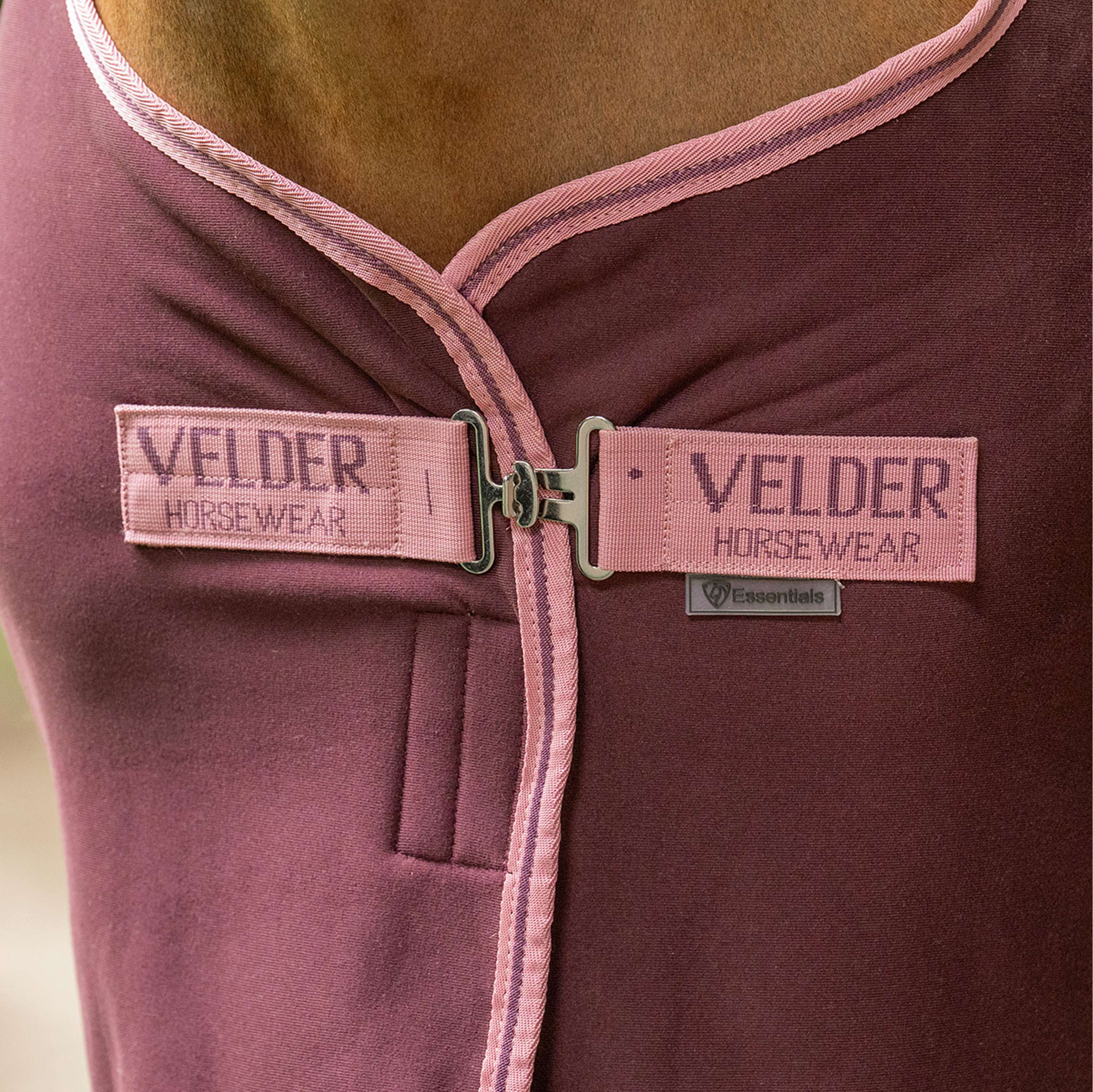 Velder Horsewear Essentials Pony Cooler Rug Plum Brown