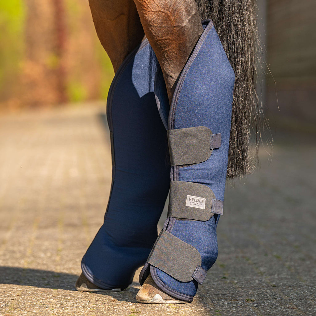 Velder Horsewear Essentials Guêtres de Transport Marin