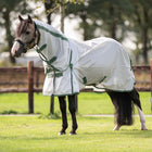 Velder Horsewear Essentials Pony Couverture Anti-Mouches Mesh avec Couvre-cou Argent