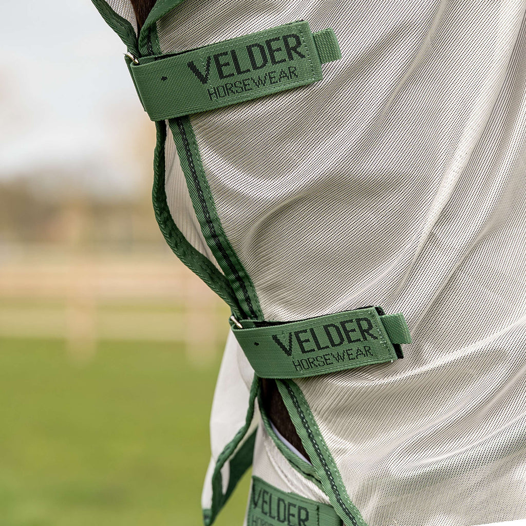 Velder Horsewear Essentials Couverture Anti-Mouches Mesh avec Couvre-cou Argent