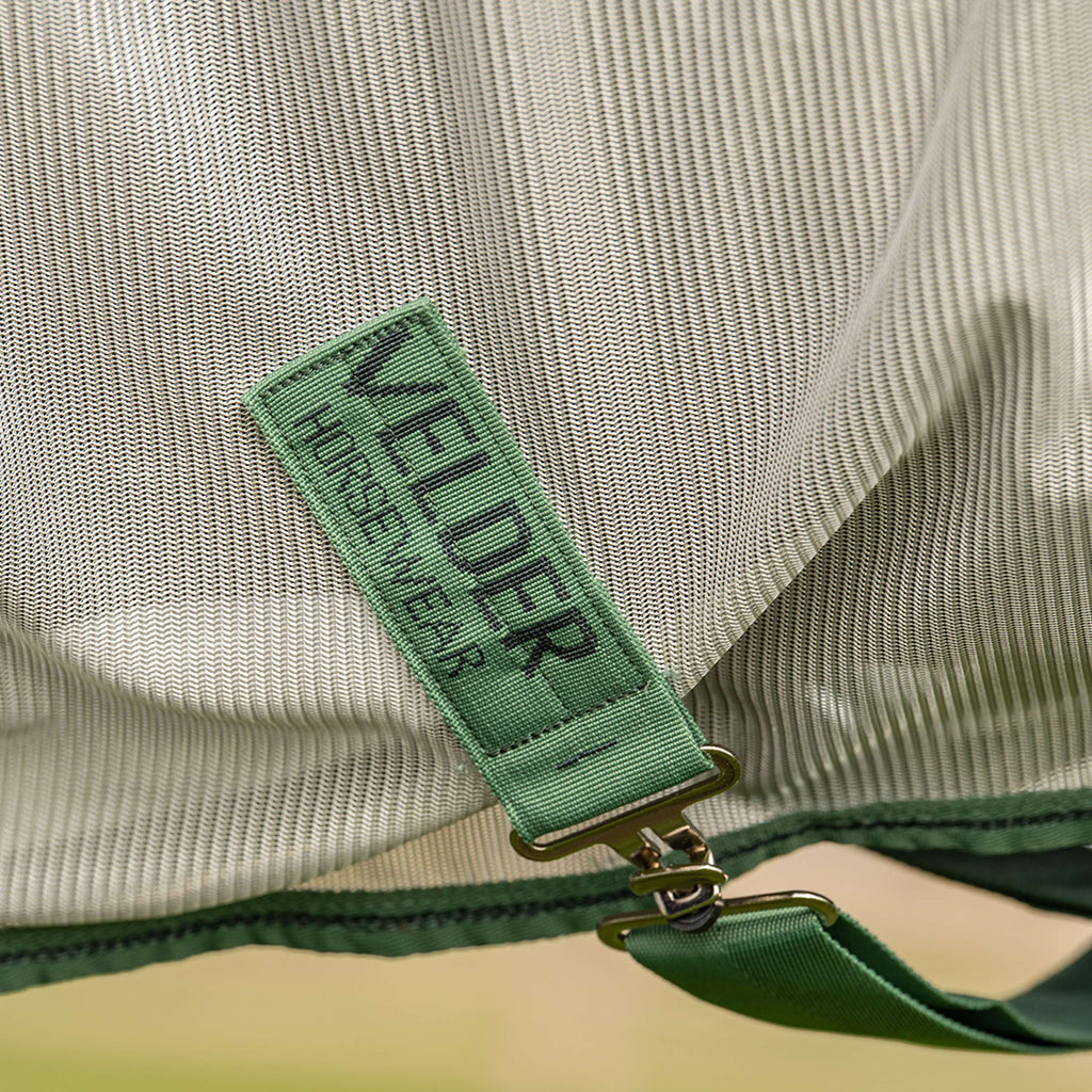 Velder Horsewear Essentials Couverture Anti-Mouches Mesh avec Couvre-cou Argent