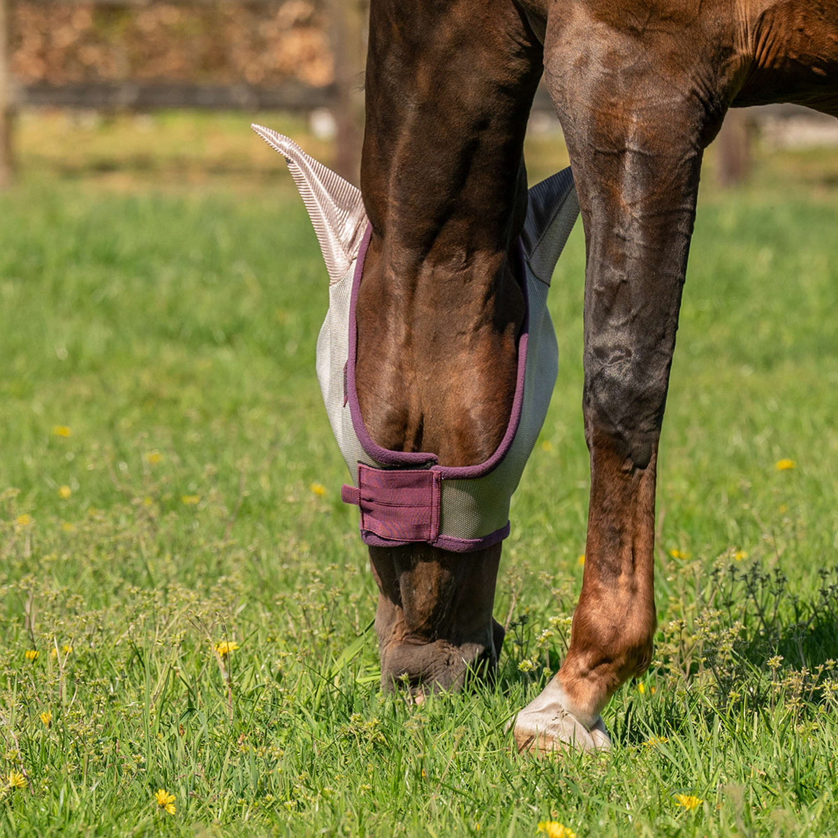 Velder Horsewear Masque Anti-Mouches avec Oreilles Sand Stone