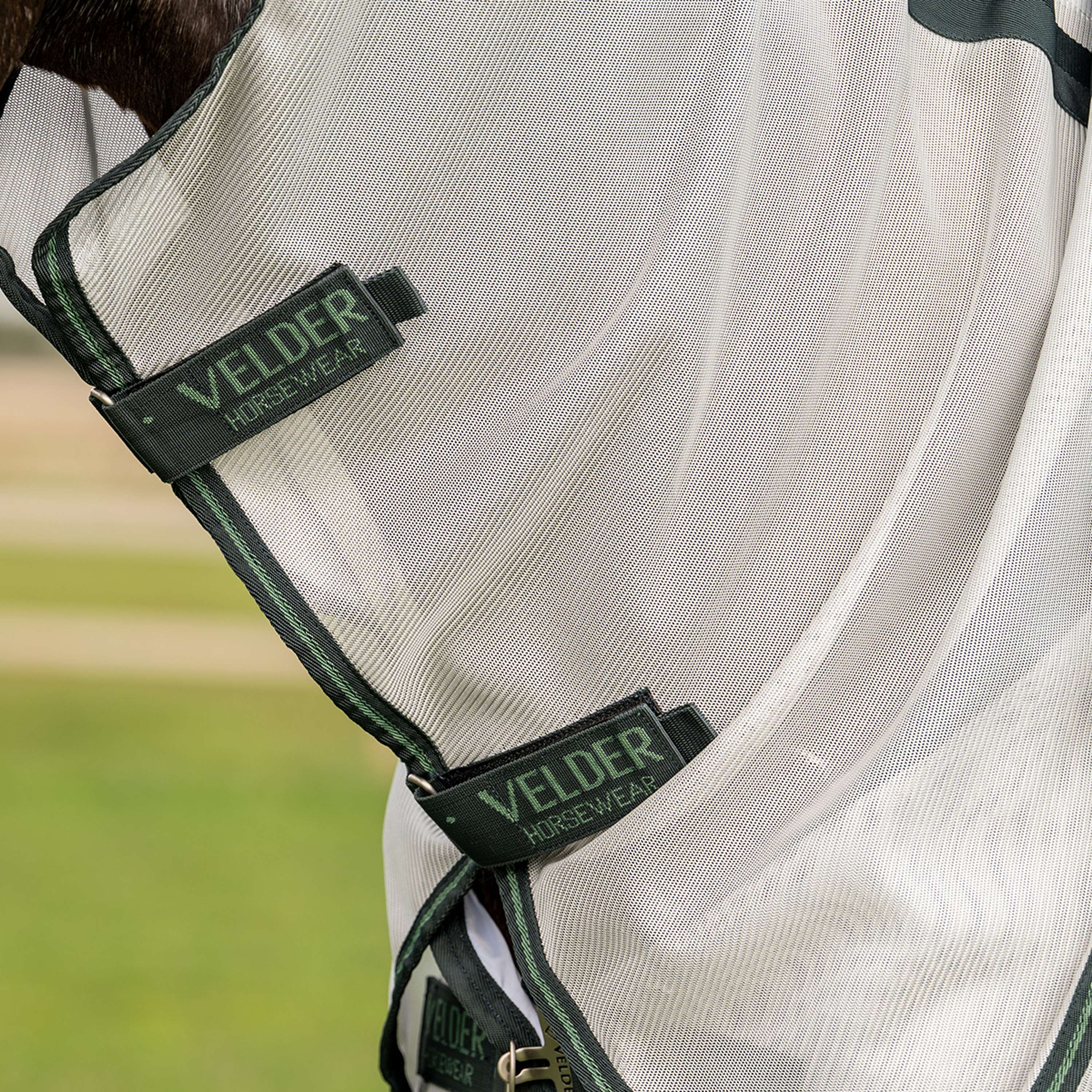 Velder Horsewear Premium Pony Couverture Anti-Mouches Guardian AirMesh Silver Mist