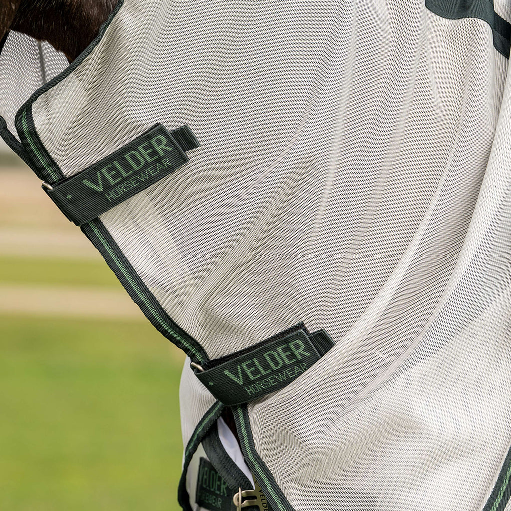 Velder Horsewear Premium Pony Couverture Anti-Mouches Guardian AirMesh Silver Mist
