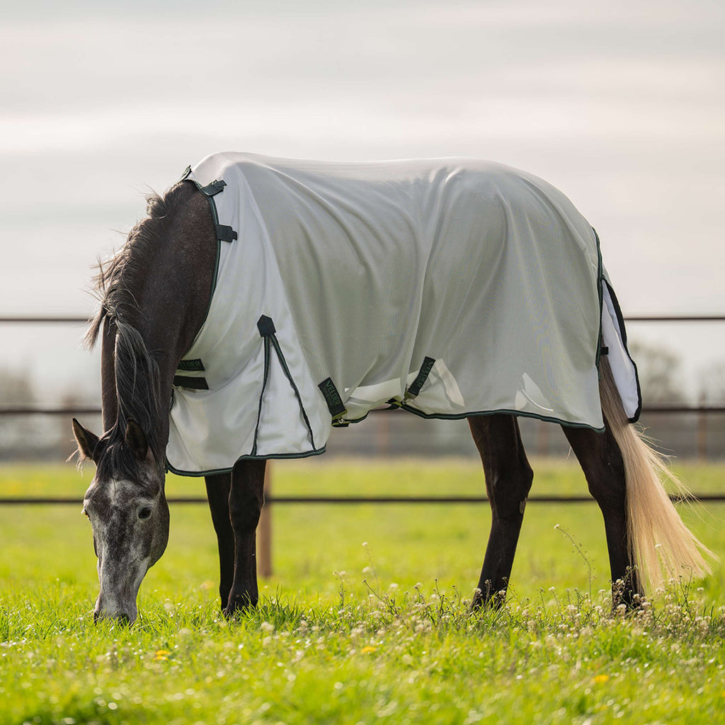 Velder Horsewear Premium Couverture Anti-Mouches Guardian AirMesh Silver Mist