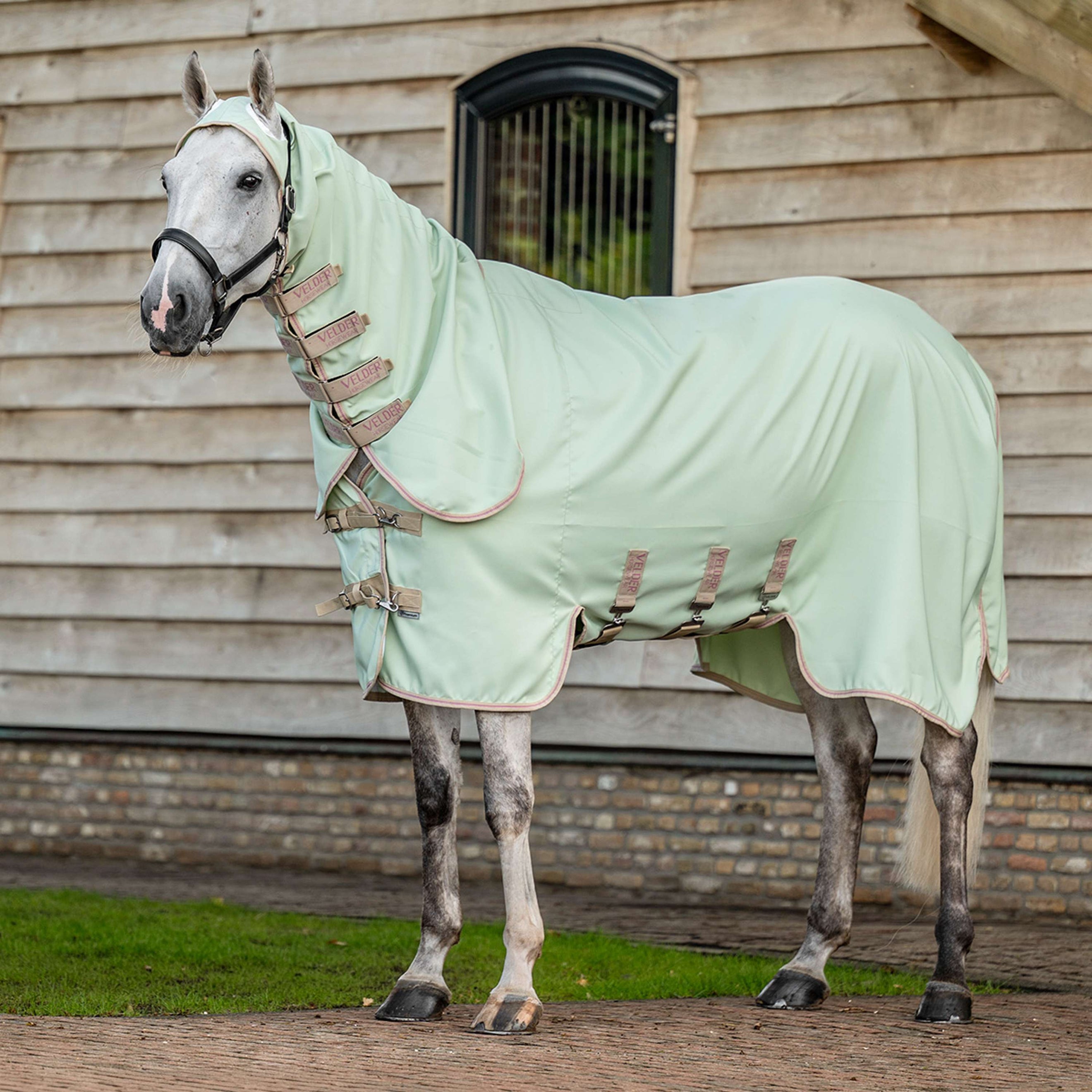 Velder Horsewear Premium Lightweight Sweet Itch Rug Sage Light Velder Horsewear Premium Lightweight Sweet Itch Rug Sage Light