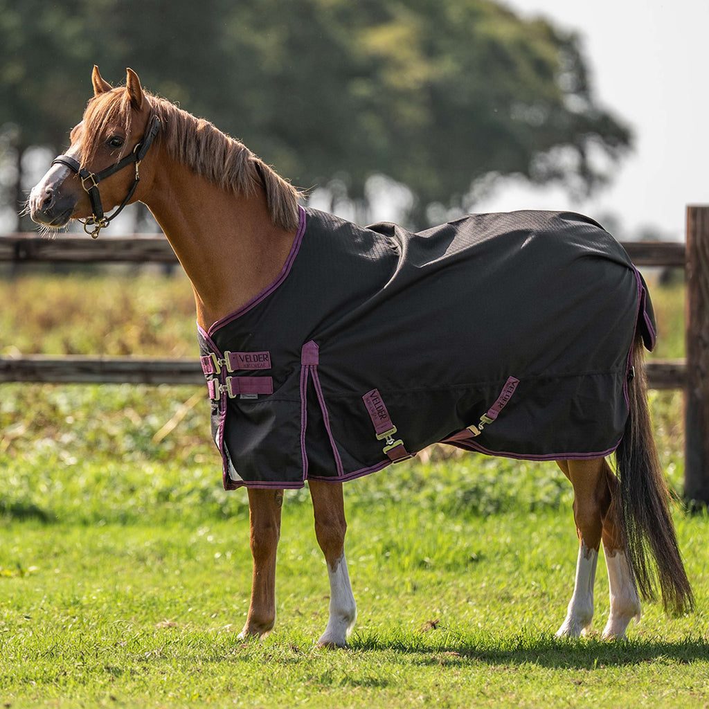 Velder Horsewear Premium Pony Turnout Rug 1200D 0g Noir