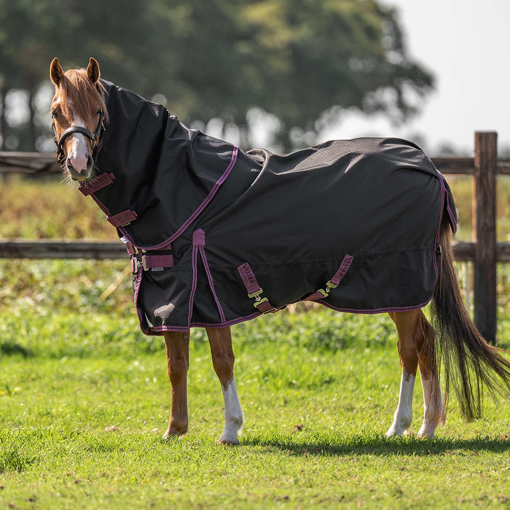 Velder Horsewear Premium Pony Turnout Rug 1200D 0g Noir