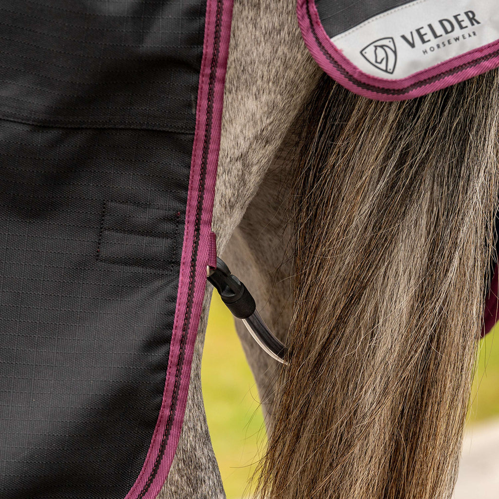 Velder Horsewear Premium Pony Turnout Rug 1200D 0g Noir