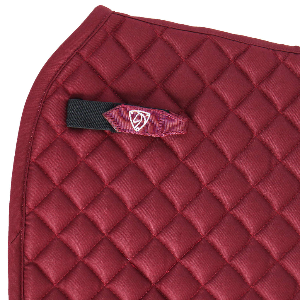 Velder Horsewear Essentials Tapis de Selle Dressage Classic Bordeaux