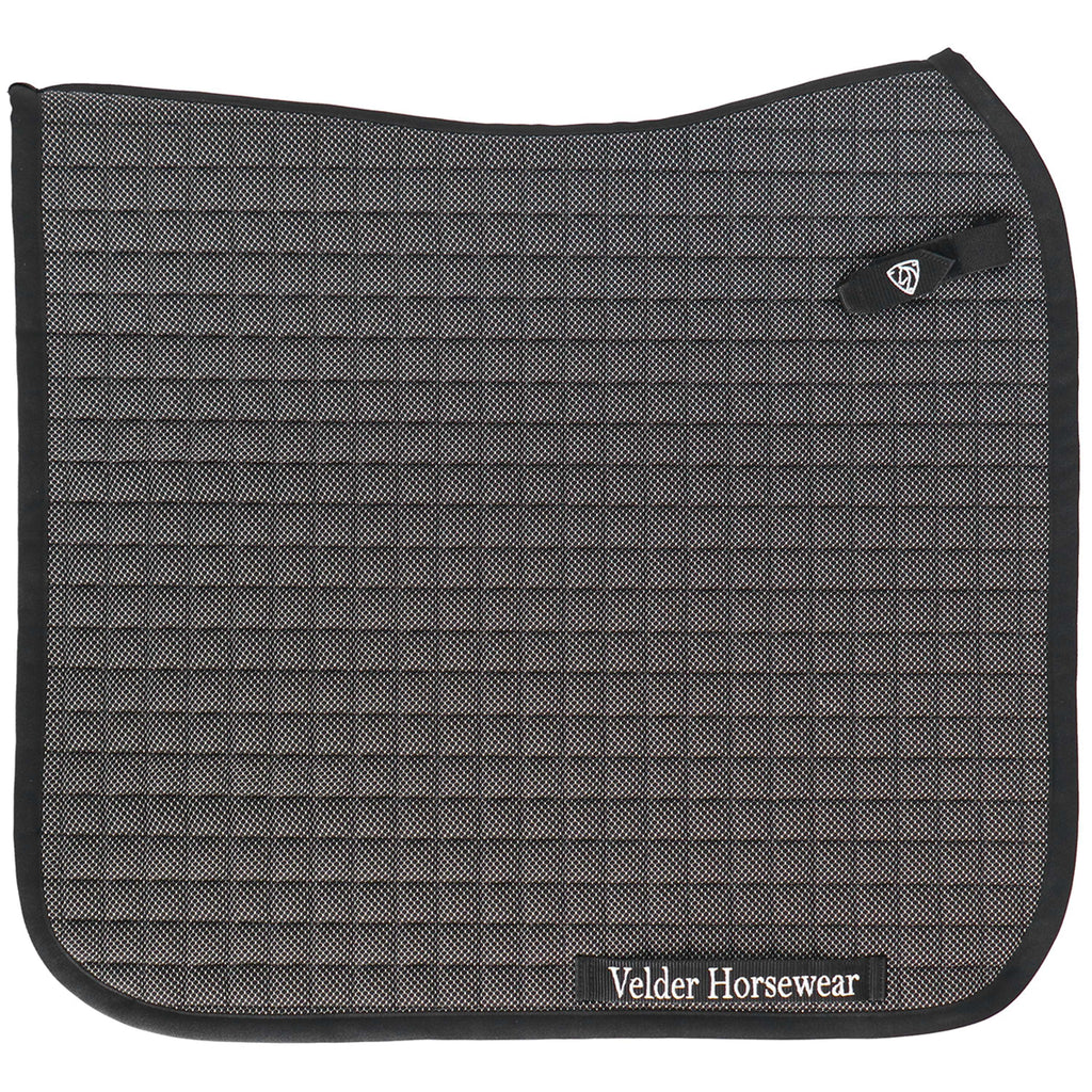 Velder Horsewear Premium Tapis de Selle Bamboo Dressage Noir