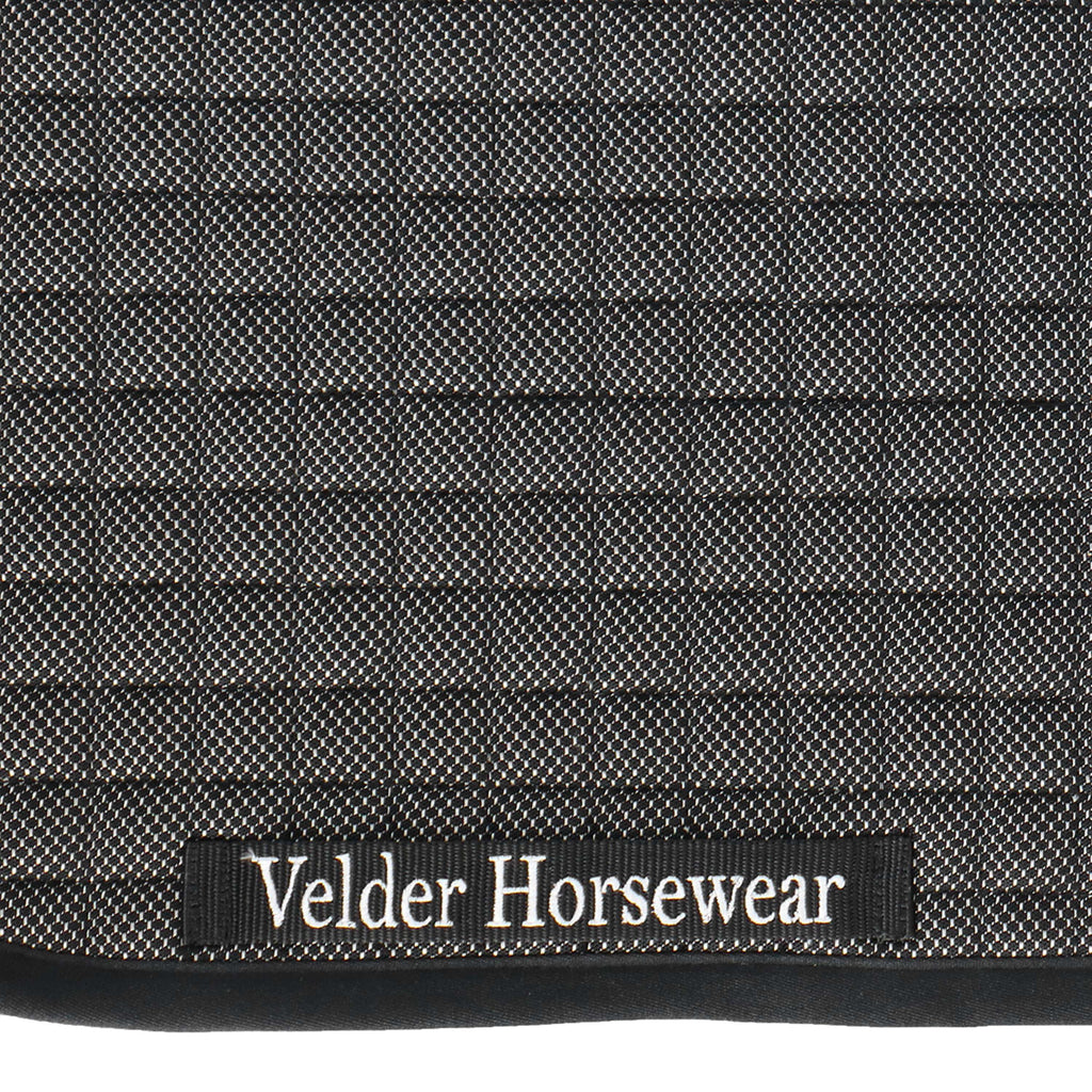 Velder Horsewear Premium Tapis de Selle Bamboo Dressage Noir