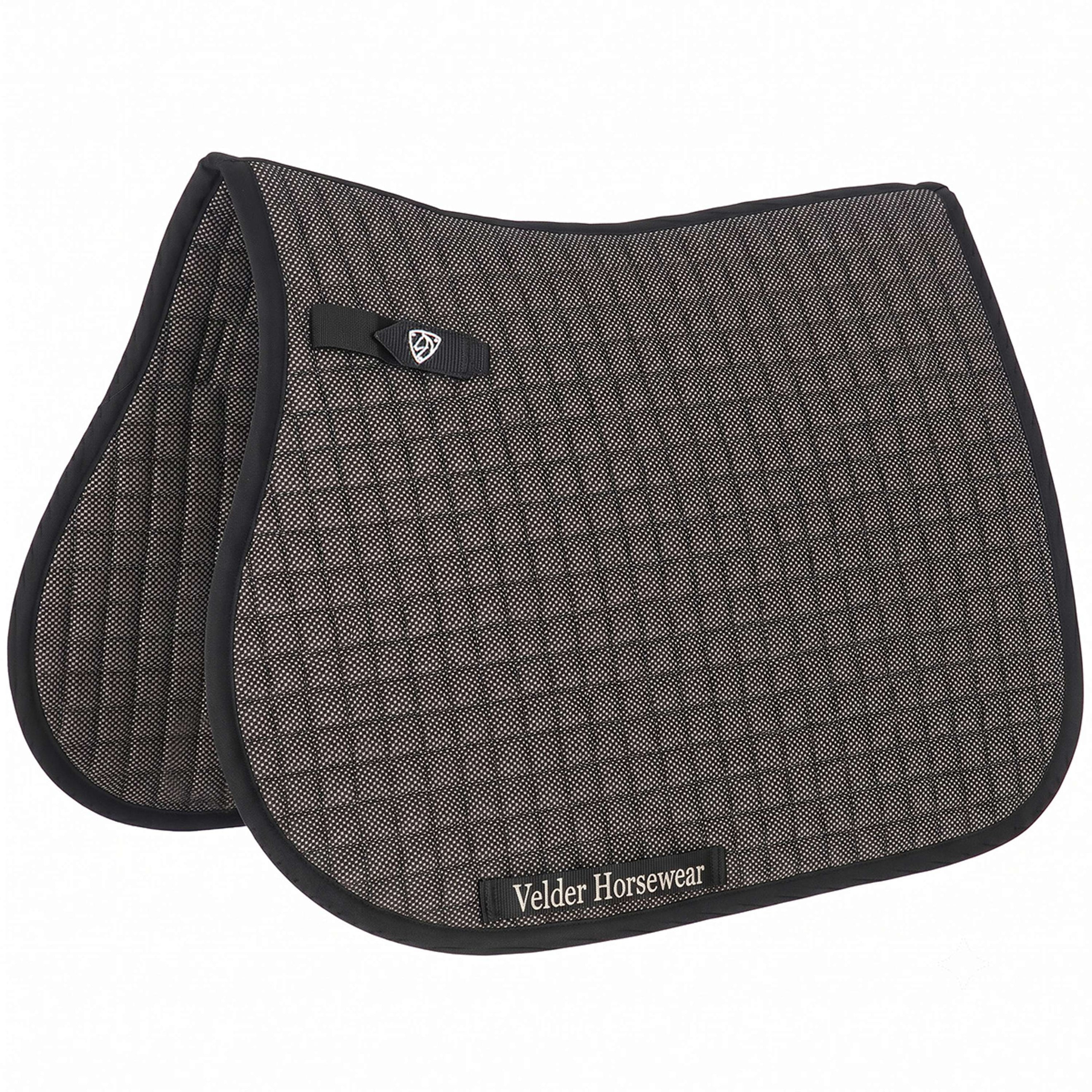Velder Horsewear Premium Tapis de Selle Bamboo de Saut Noir