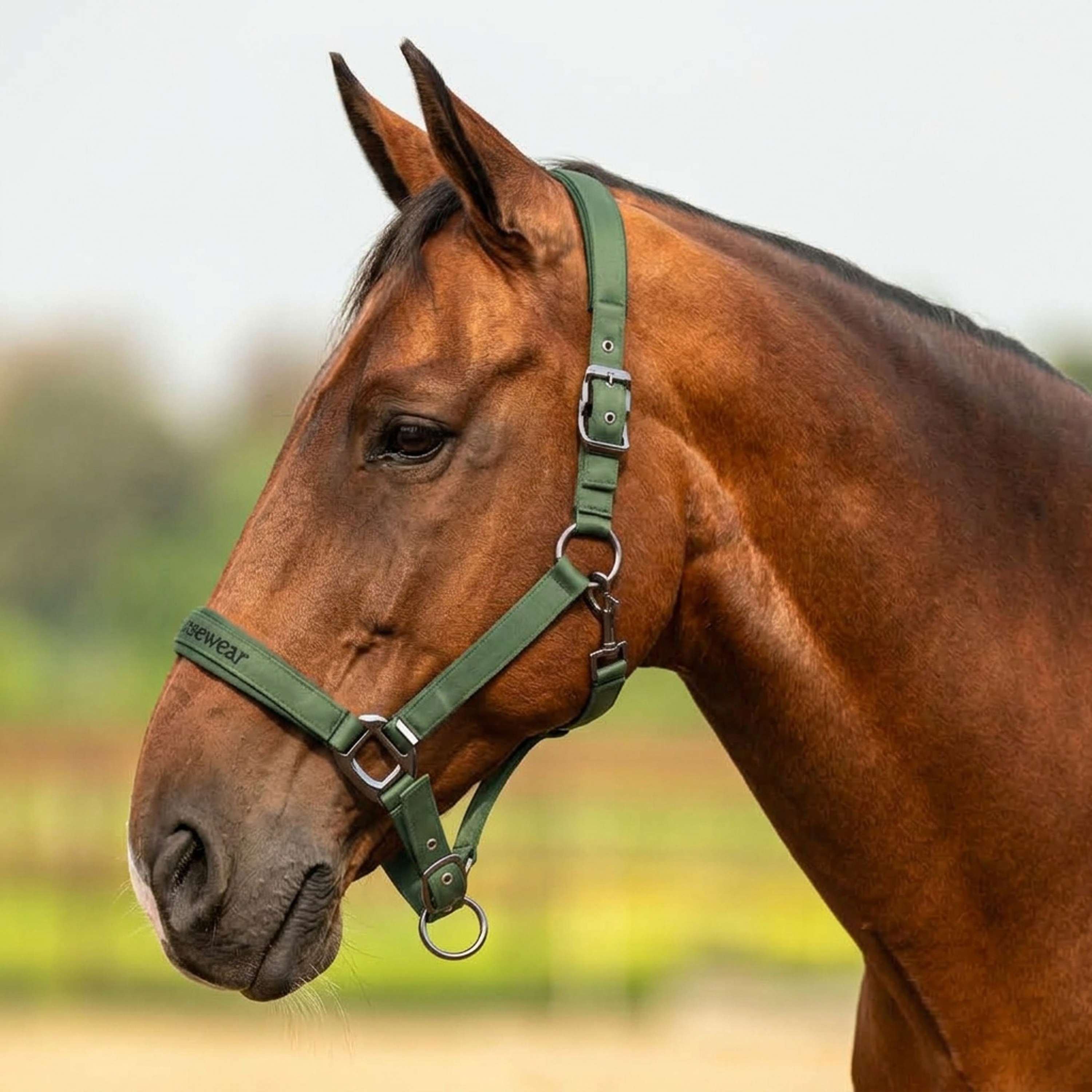 Velder Horsewear Premium Licol Satin Glow Olive Mist