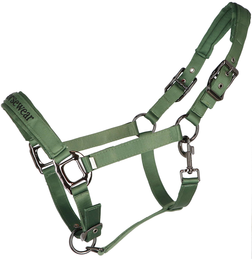 Velder Horsewear Premium Licol Satin Glow Olive Mist