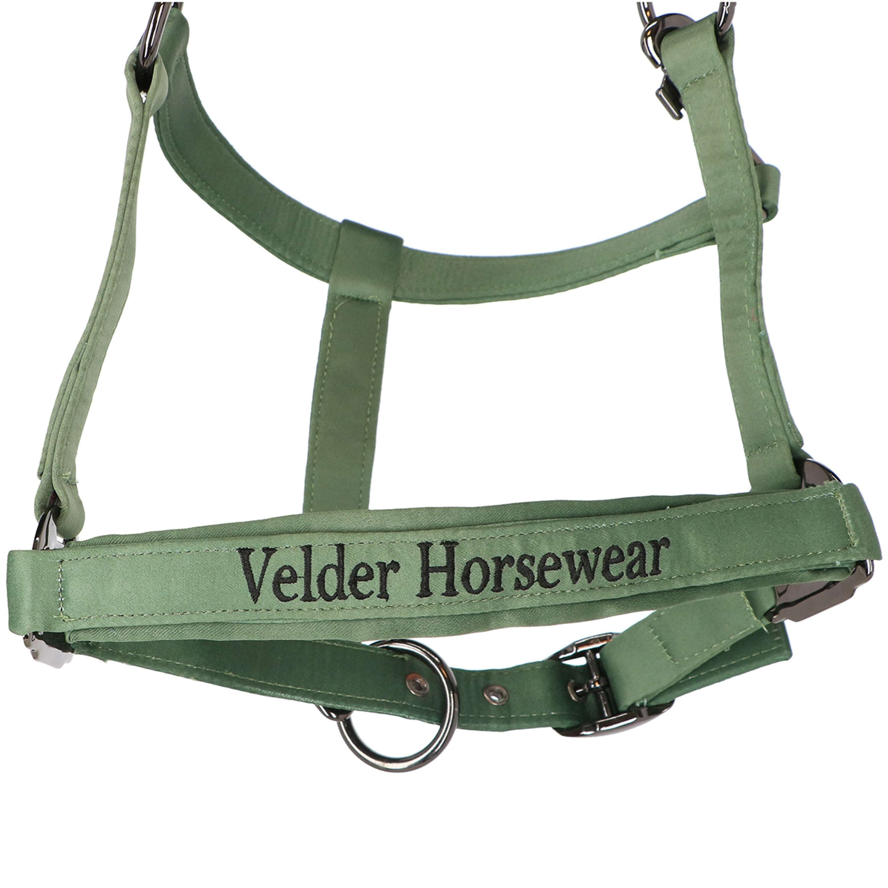 Velder Horsewear Premium Licol Satin Glow Olive Mist