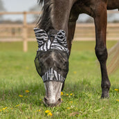 Velder Horsewear Masque Anti-Mouches Zebra avec Oreilles Noir/Blanc