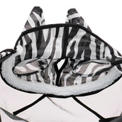 Velder Horsewear Essentials Masque Anti-Mouches Zebra avec Oreilles Noir/Blanc
