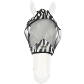 Velder Horsewear Essentials Masque Anti-Mouches Zebra sans Oreilles Noir/Blanc