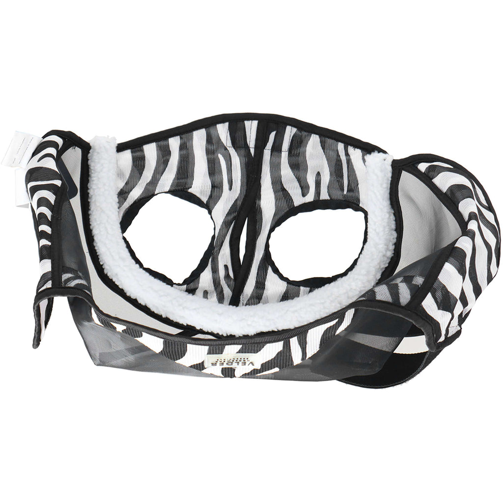 Velder Horsewear Essentials Masque Anti-Mouches Zebra sans Oreilles Noir/Blanc