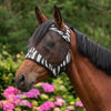 Velder Horsewear Essentials Masque Anti-Mouches Zebra sans Oreilles Noir/Blanc