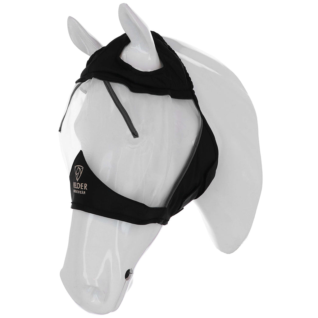 Velder Horsewear Premium Masque Anti-Mouches sans Oreilles Noir