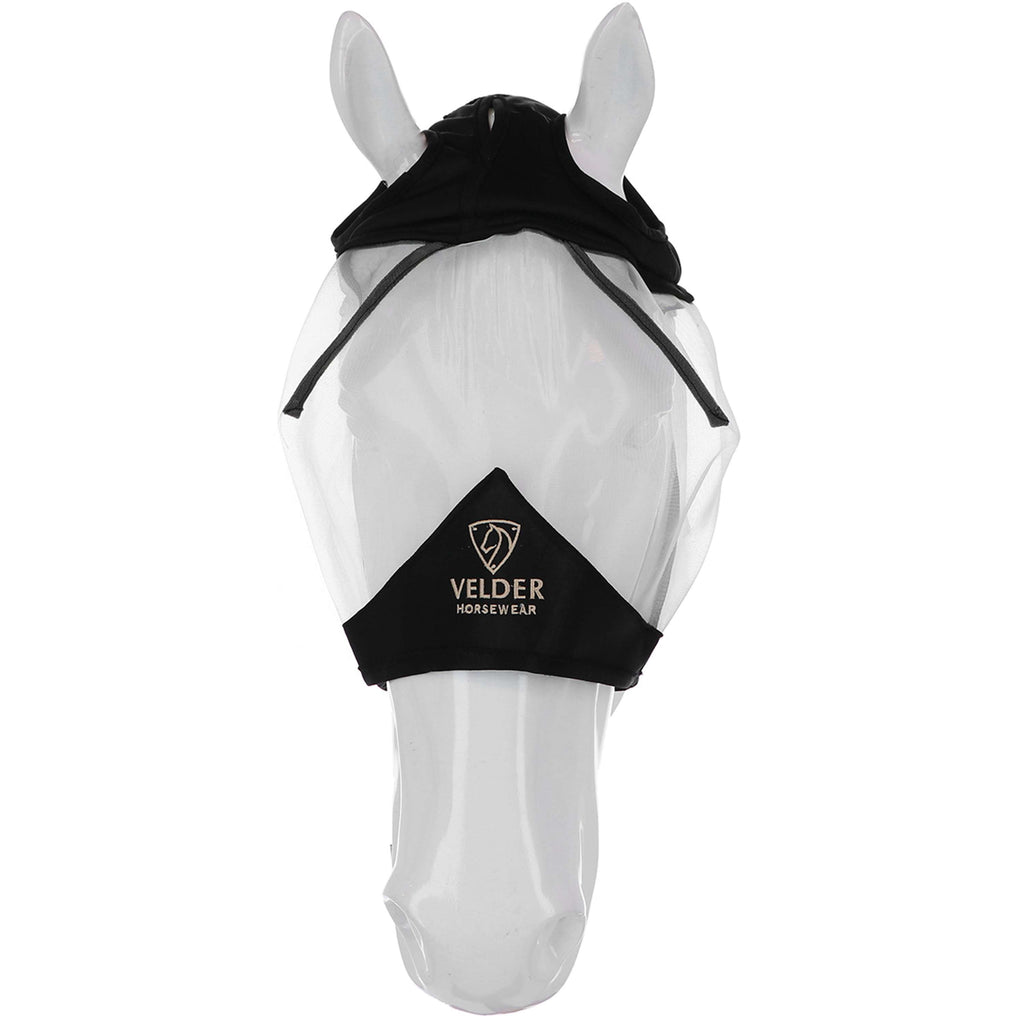 Velder Horsewear Premium Masque Anti-Mouches sans Oreilles Noir