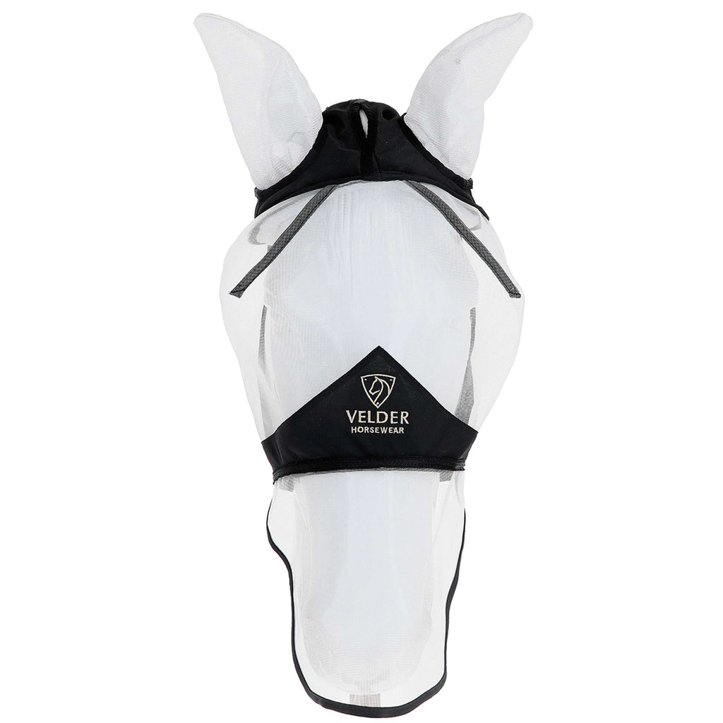 Velder Horsewear Premium Masque Anti-Mouches avec Oreilles et Nez Noir