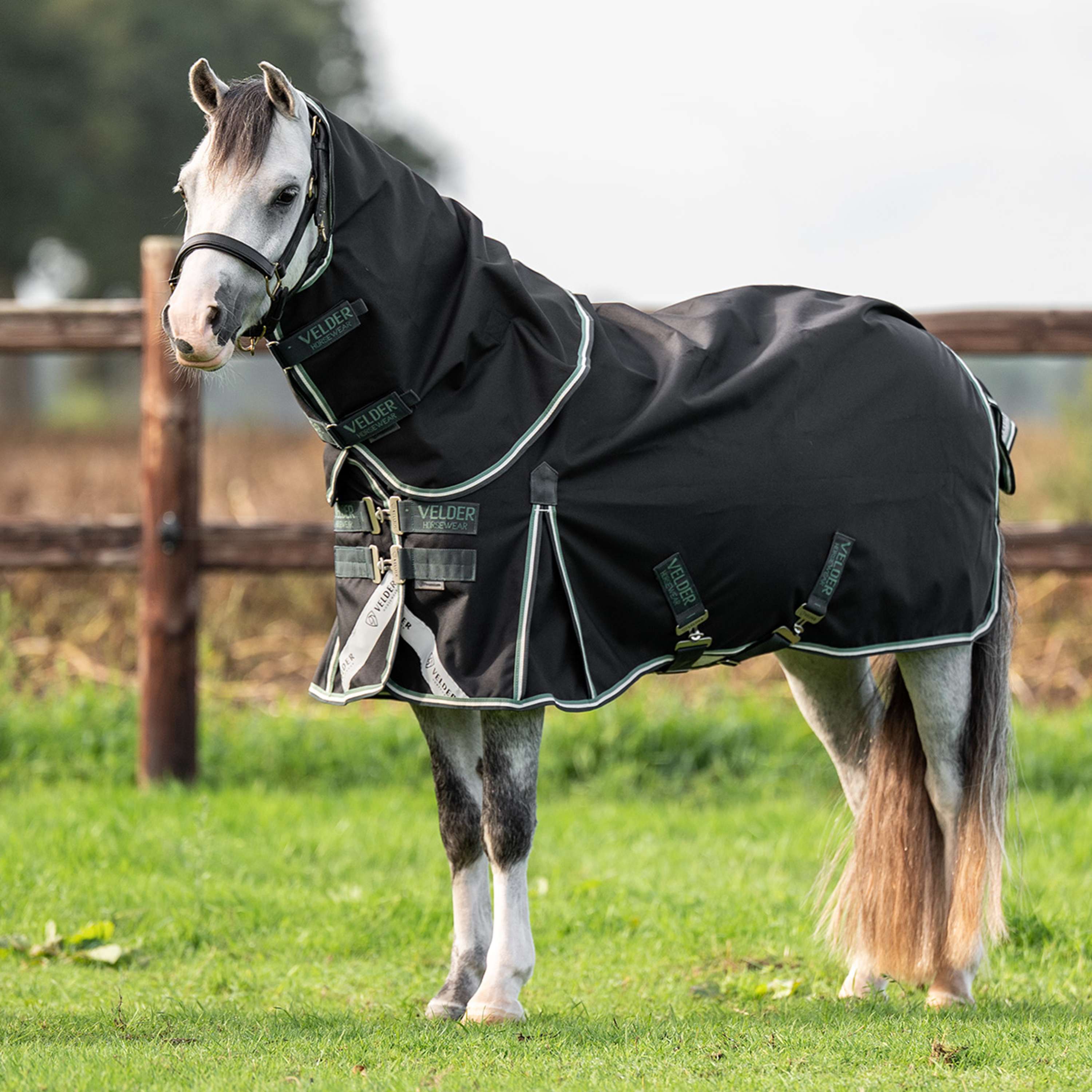 Velder Horsewear Premium Pony Turnout 1200D 0g T Bar Night Forest