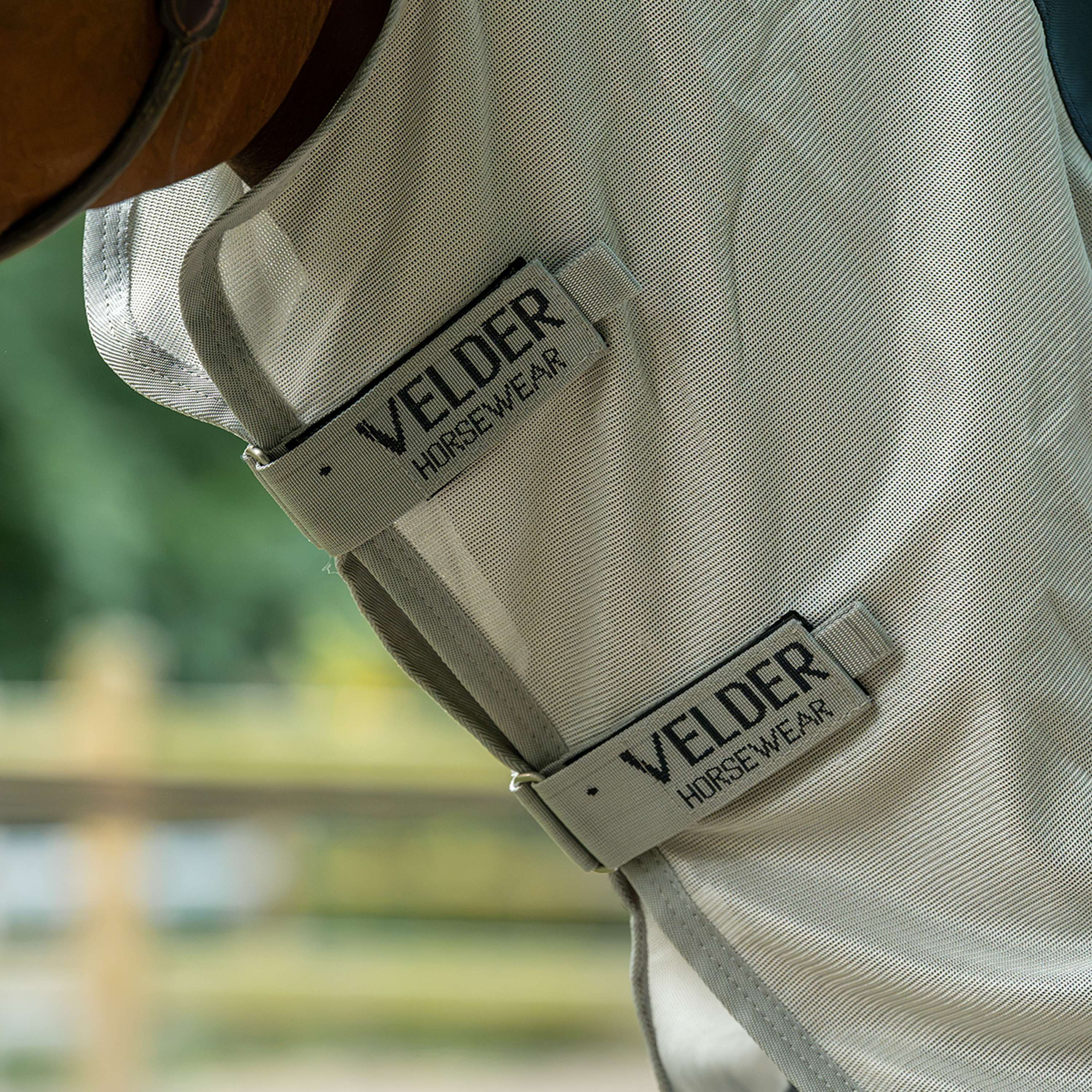 Velder Horsewear Premium Pony Couverture Anti-Mouches Rainless Summer Navy/Field Grey