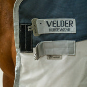 Velder Horsewear Premium Couverture Anti-Mouches Rainless Summer Navy/Field Grey