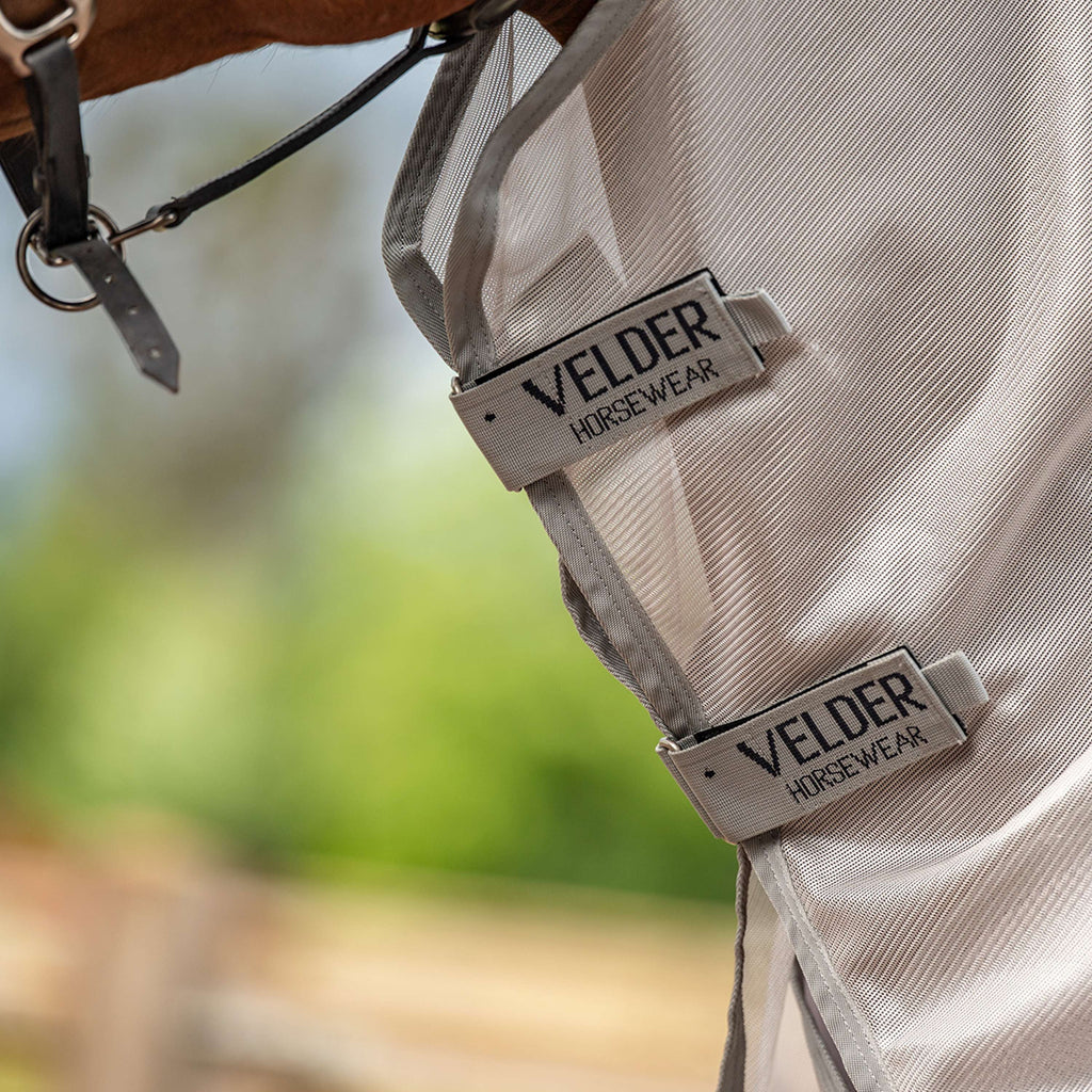 Velder Horsewear Premium Couverture Anti-Mouches Rainless Fall Navy/Pearl Silver