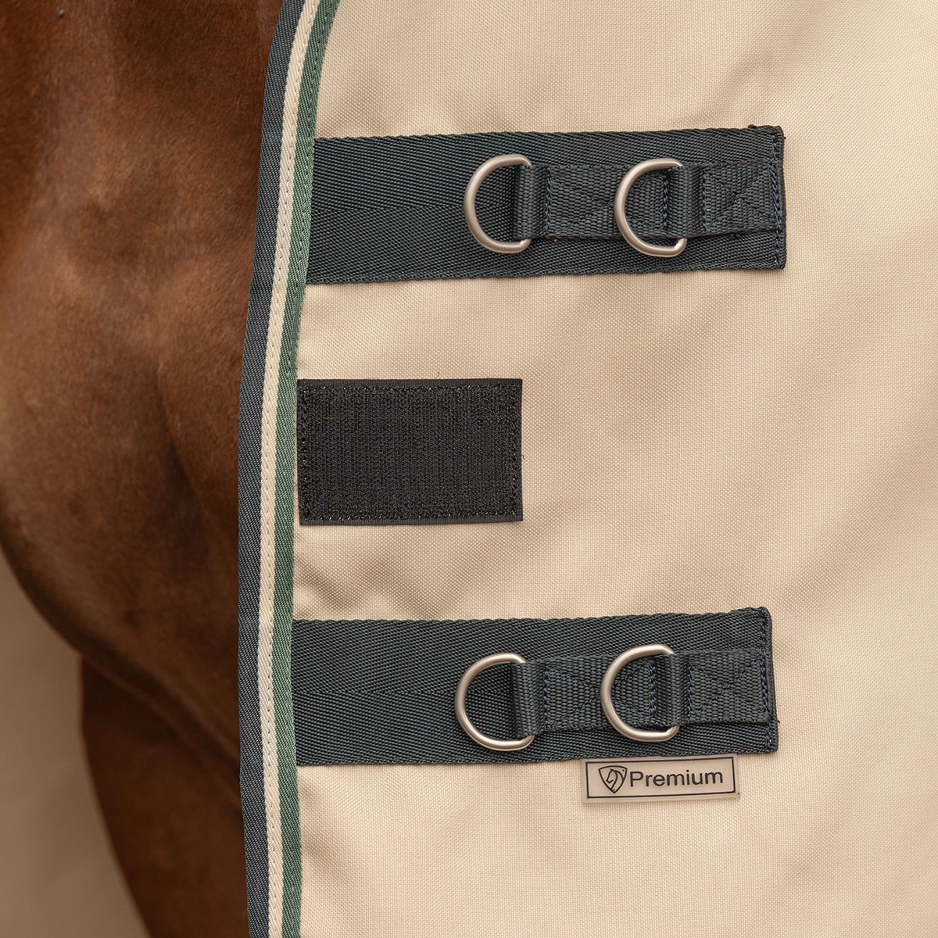 Velder Horsewear Premium Pony Sweet Itch Hoody Dune/Heather Green