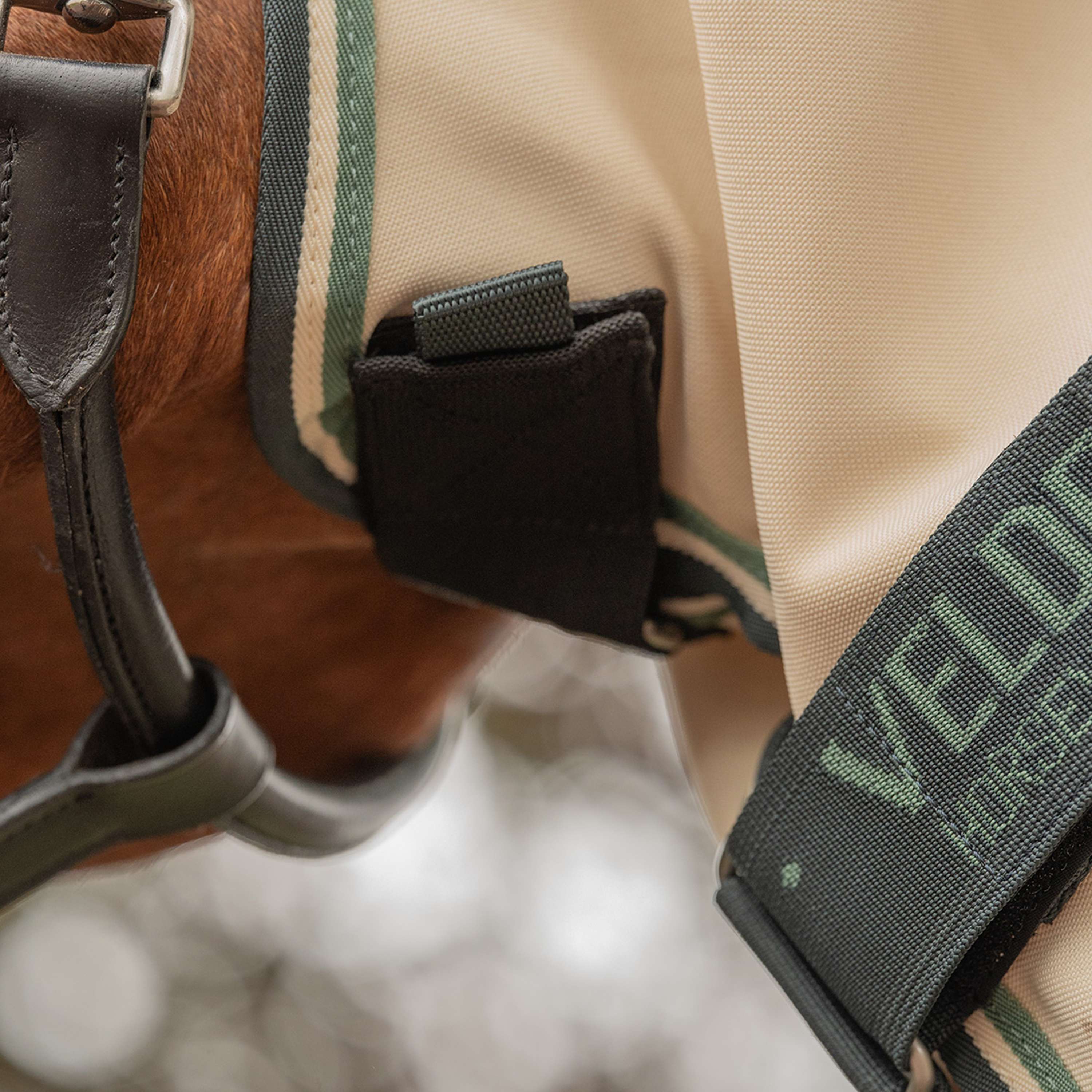 Velder Horsewear Premium Pony Sweet Itch Hoody Dune/Heather Green