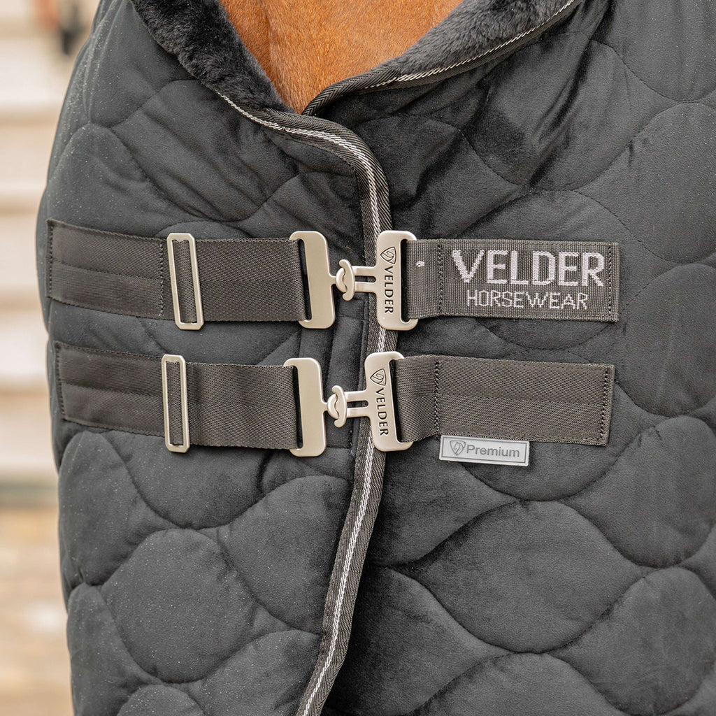 Velder Horsewear Premium Pony Couverture de Concours Satin Glow Black Night