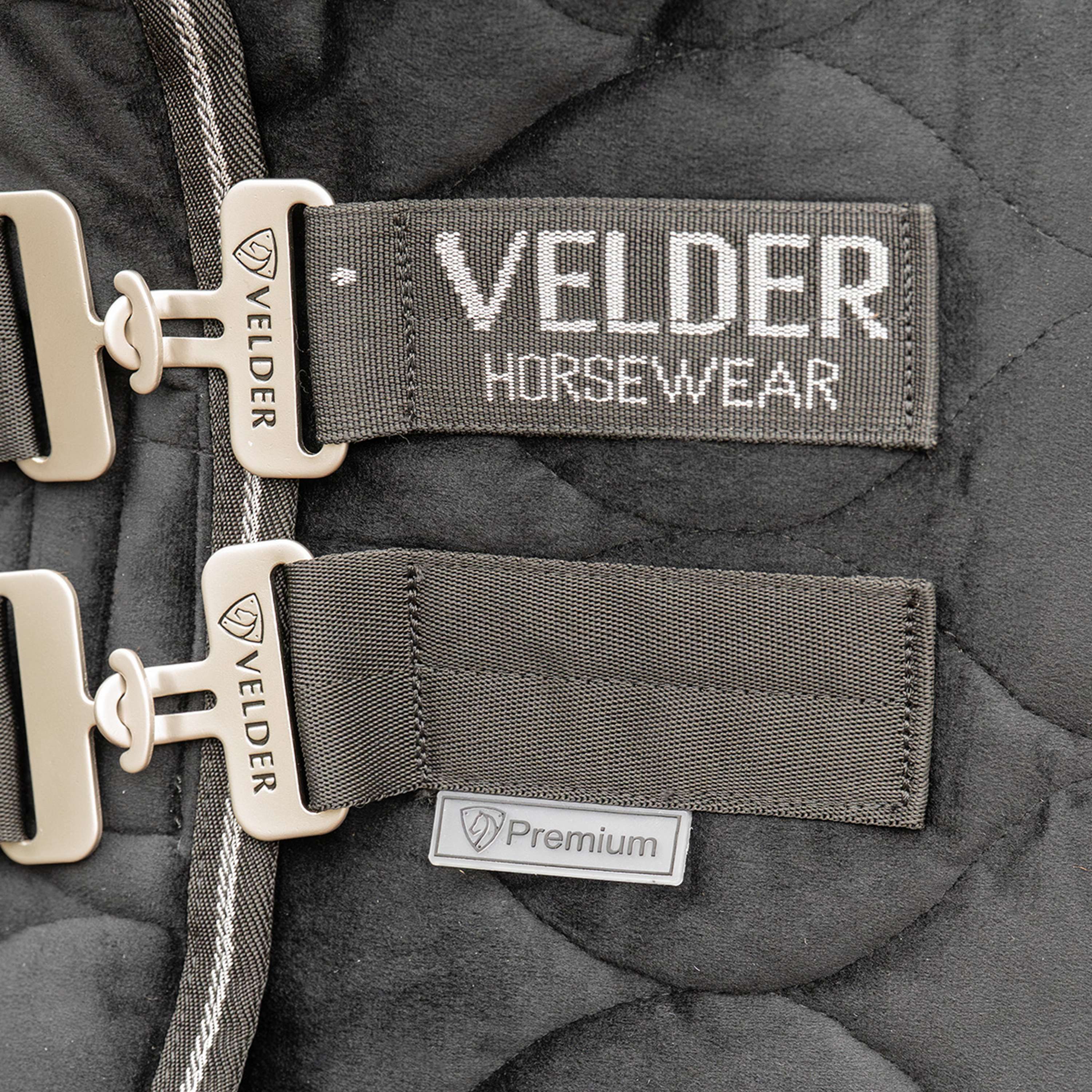 Velder Horsewear Premium Pony Couverture de Concours Satin Glow Black Night