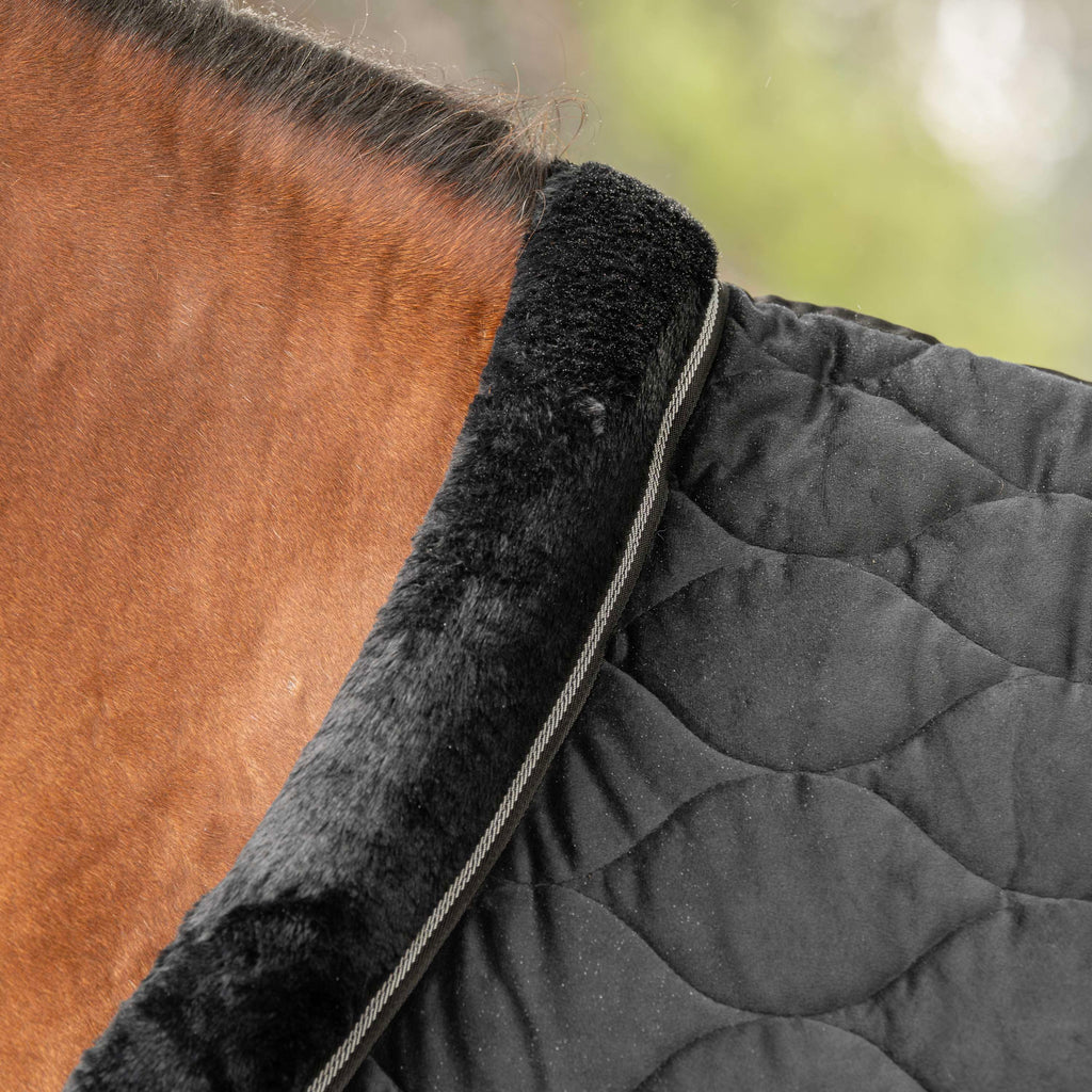 Velder Horsewear Premium Pony Couverture de Concours Satin Glow Black Night