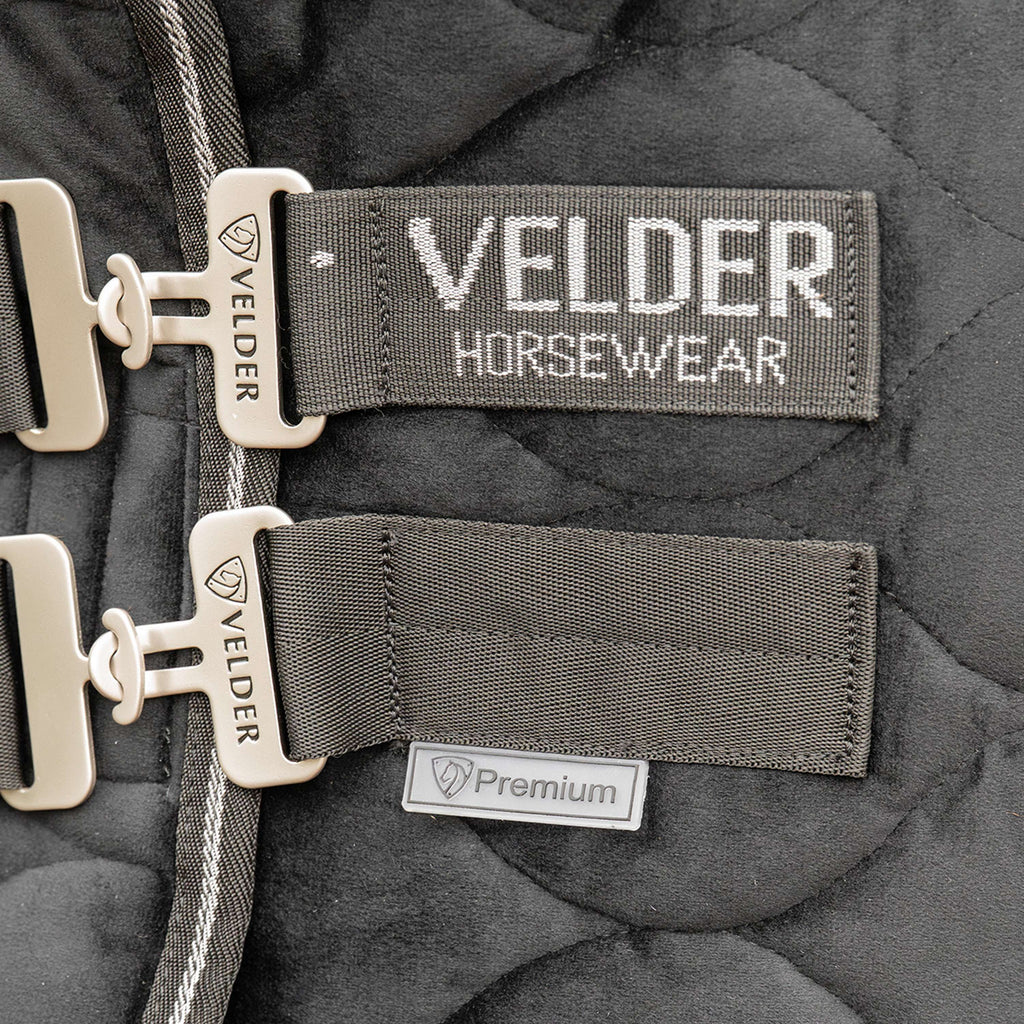 Velder Horsewear Premium Couverture de Concours Satin Glow Black Night