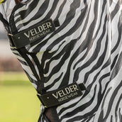 Velder Horsewear Couverture Anti-Mouches avec Couvre-cou Zebra Noir/Blanc