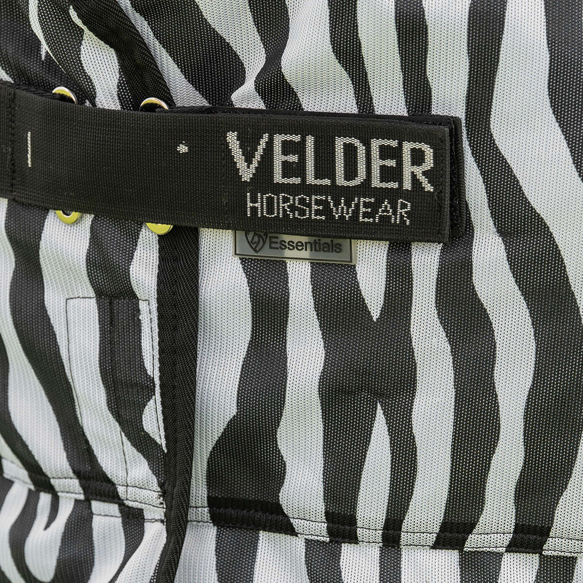 Velder Horsewear Couverture Anti-Mouches avec Couvre-cou Zebra Noir/Blanc