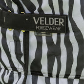 Velder Horsewear Couverture Anti-Mouches avec Couvre-cou Zebra Noir/Blanc