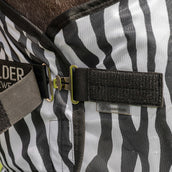 Velder Horsewear Couverture Anti-Mouches avec Couvre-cou Zebra Noir/Blanc